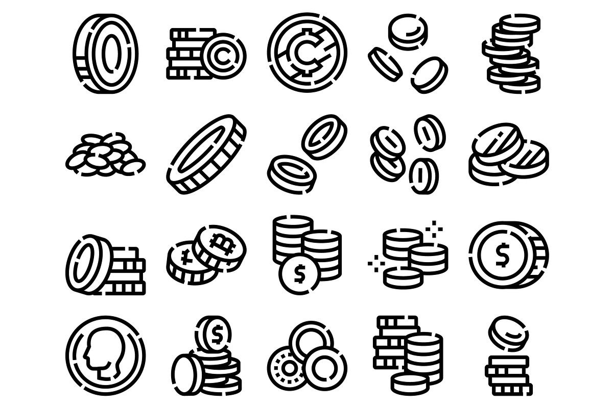 Financial coins currency collection, an Object Graphic by pikepicture (Photo 2 of 3)