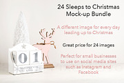 24 Christmas styled mockup images, a Print Template by Plums Pixel Love (Thumbnail 1 of 5)
