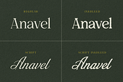Anavel Elegance, a Serif Font by Burntilldead (Thumbnail 4 of 11)