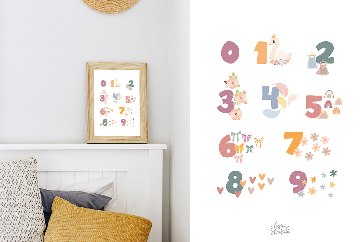 Little Ballerina. Clipart & Patterns, an Animal Illustration by Lesya Skripak (Photo 6 of 10)