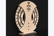 Free Standing Perpetual Calendar, an Object Graphic by ThemeXDigital (Thumbnail 2 of 6)