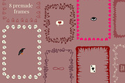 Noir Valentine punk pixel doodles, an Object Graphic by Elena Choo (Thumbnail 6 of 13)