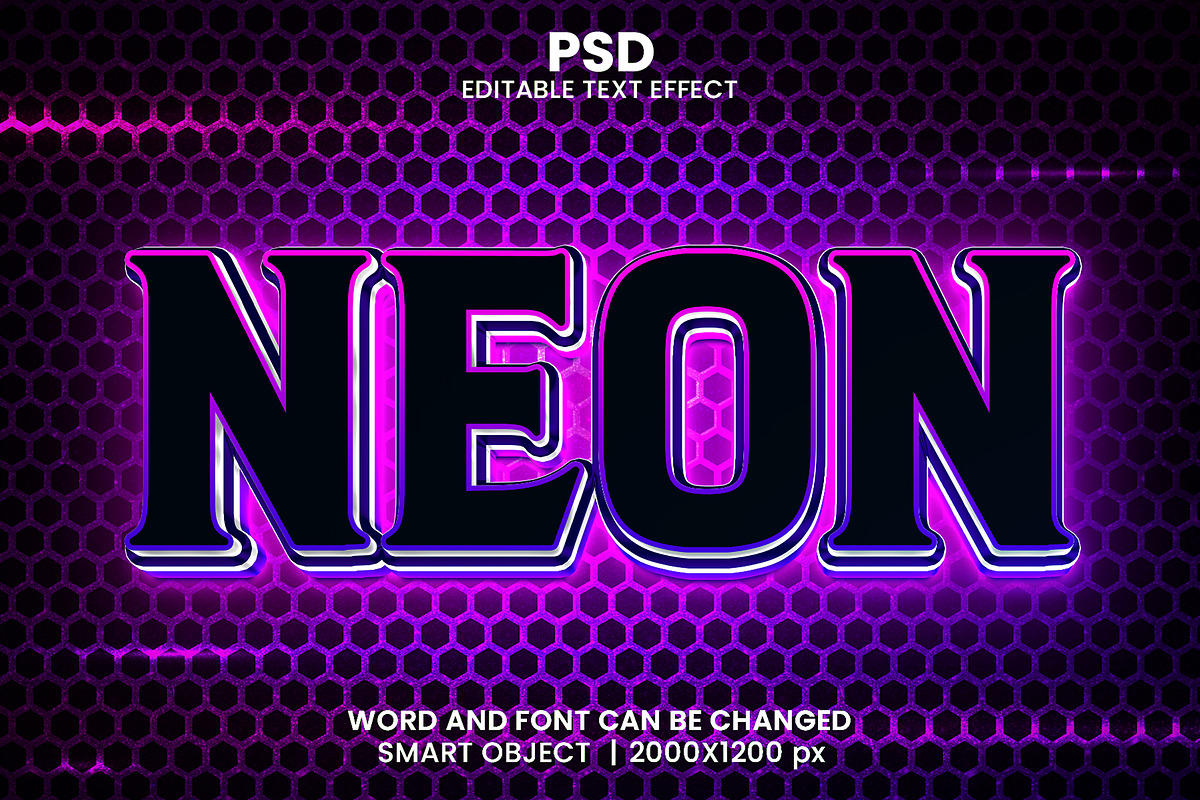 Neon Sign 3d Text Effect Style, an Action Add-On by bdrobin