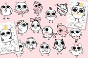 Cute Birds, an Animal Illustration by Virinaflora (Thumbnail 4 of 4)