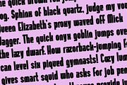 GUSTO, a Sans Serif Font by Loudoun Design Co. (Thumbnail 6 of 9)