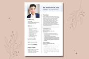 Minimalist Resume Templates Canva, a Templates & Theme by TemplateCastleStore (Thumbnail 6 of 9)