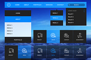 Cloudy Retina Web UI Kit, an UI Kit Template by Cosmic Motive (Thumbnail 2 of 5)