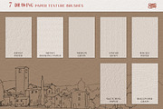 Photoshop Paper Texture Brushes, a Brush Add-On by GRANCI STUDIOS (Thumbnail 6 of 8)