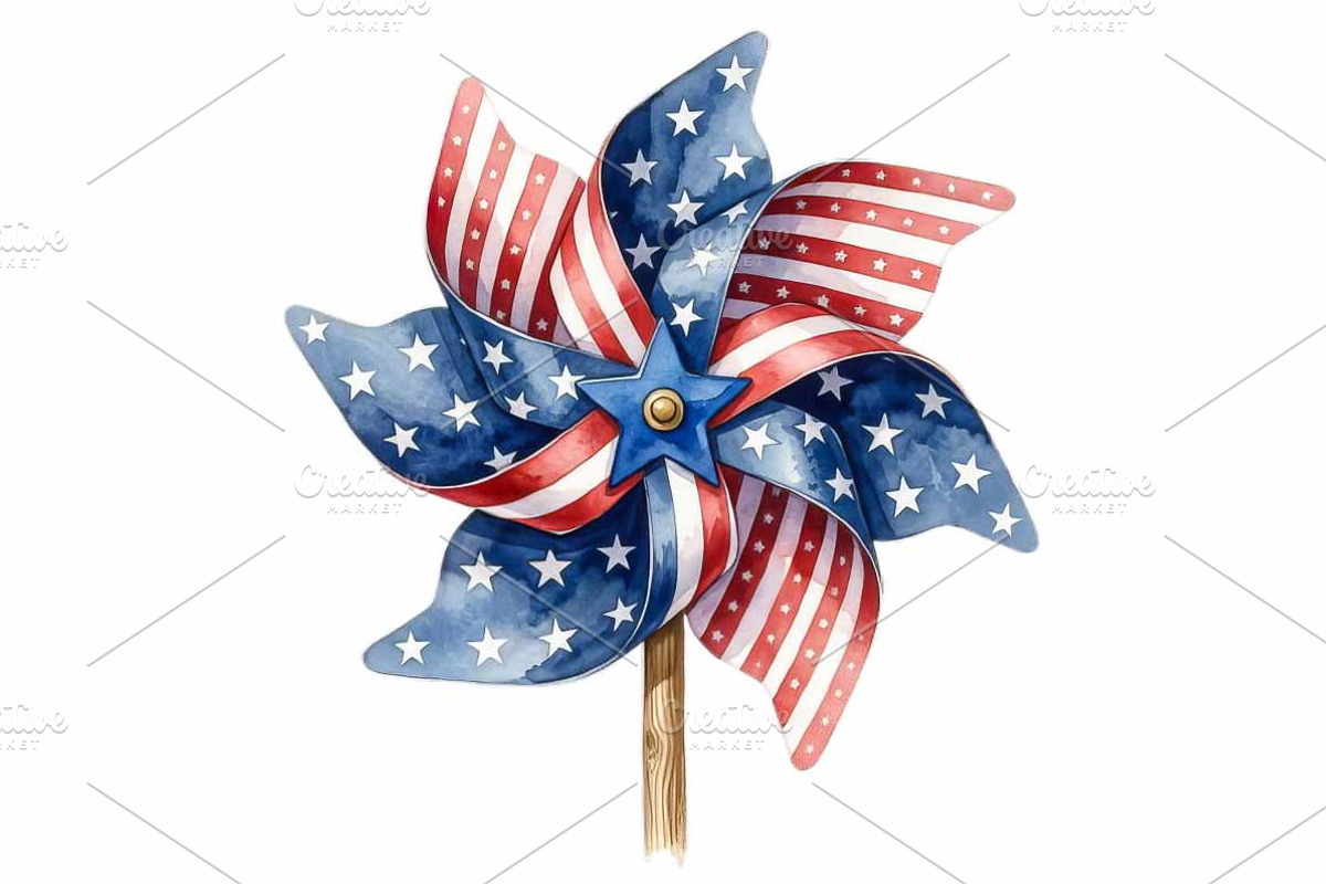 4th of July Sublimation Clipart, a Seasonal Illustration by VetalStock (Photo 15 of 21)