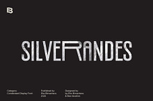 Silverandes; Condensed Display Font