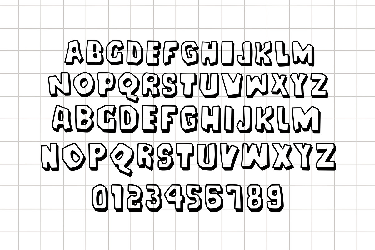 Baal Shadow OTF PNG SVG, a Symbol Font by DREAMs Soul G. (Photo 2 of 4)
