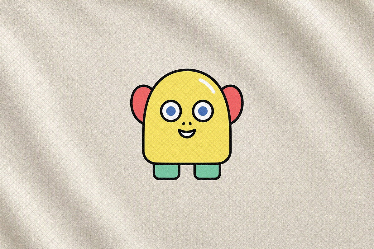 Cute Alien Character, a Decorative Illustration by Vectorium Studio (Photo 3 of 3)