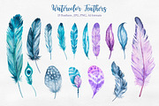 Beachy Boho watercolor, an Animal Illustration by AlexGreenArt (Thumbnail 6 of 17)