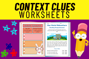 Context Clues Worksheets Activities, a Templates & Theme by Premium Digital Templates (Thumbnail 3 of 3)