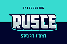Rusce - Bold Sport Font