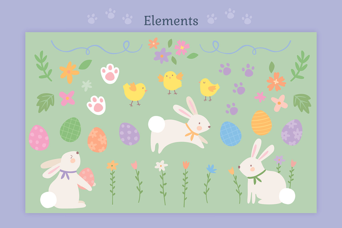 Easter Kit - Patterns & Cards set, a Graphic by Nina Bered Illustration (Photo 7 of 8)