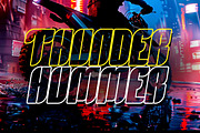 Soulneo Display Y2k Typeface Font, a Sans Serif Font by dansdesign (Thumbnail 5 of 12)