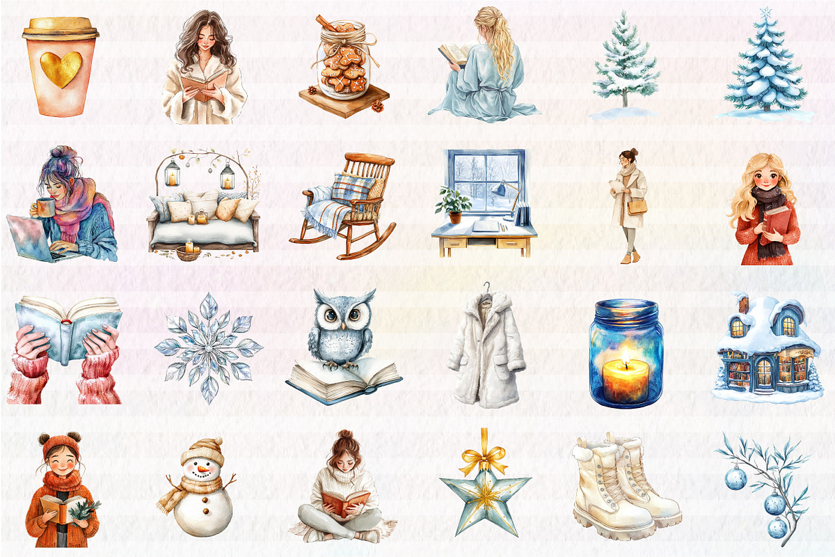 Planner Clipart, an Illustration by CreationArt (Photo 3 of 5)