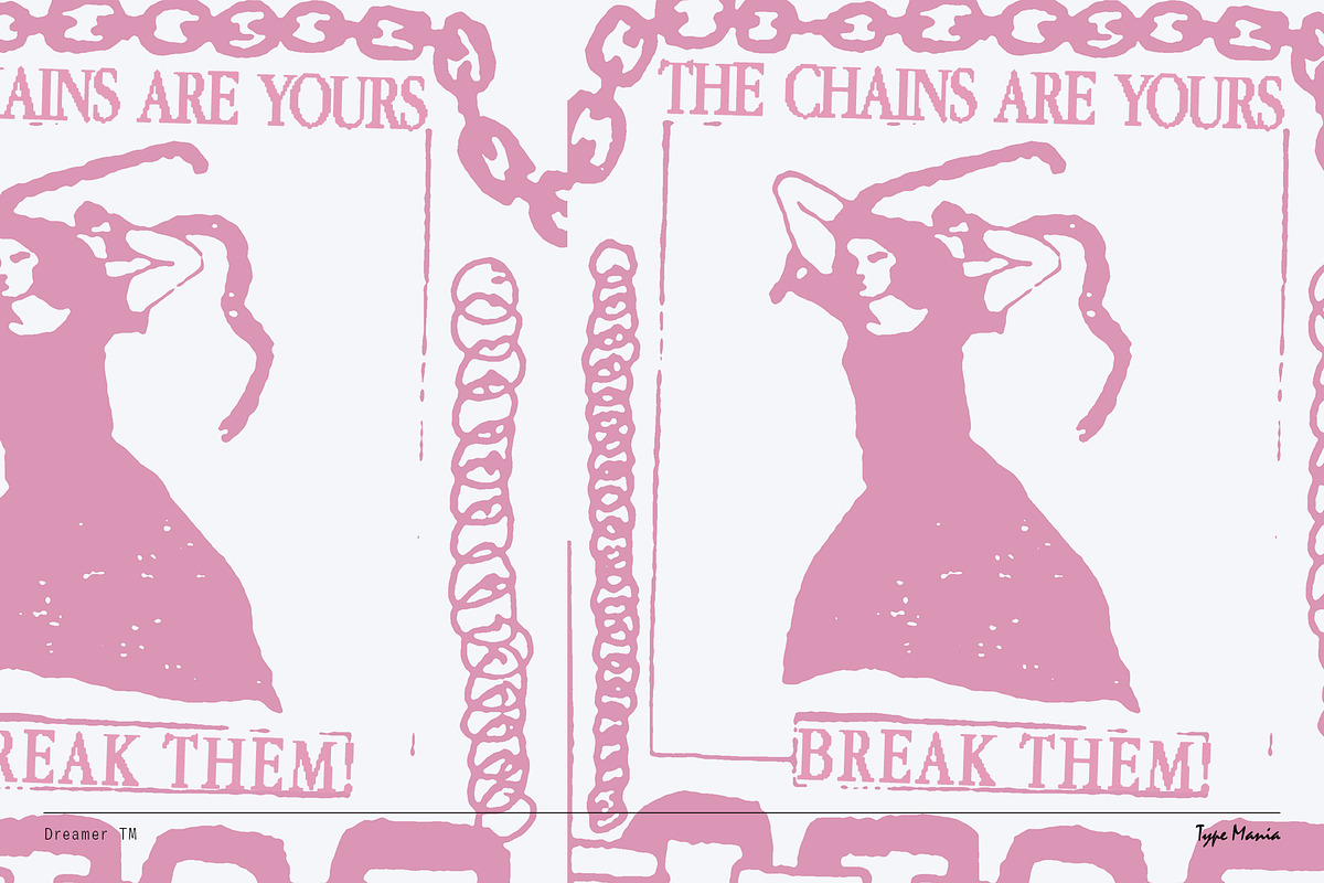 Dreamer TM – Y2K Aesthetics Font, a Serif Font by Type Mania (Photo 9 of 11)