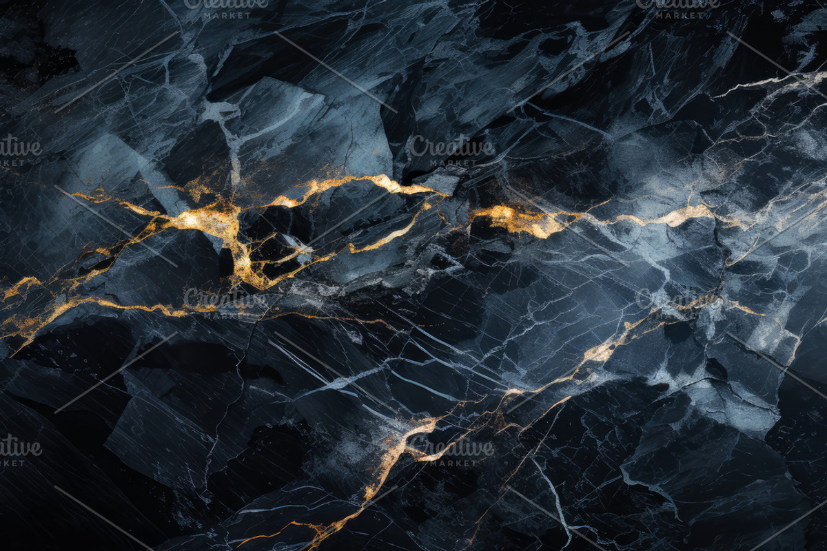 Dark blue marble texture background,, an Illustration by Lopatin Photo