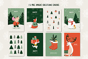Winter Wonderland: Illustrations Set, an Animal Illustration by marmarina (Thumbnail 3 of 16)