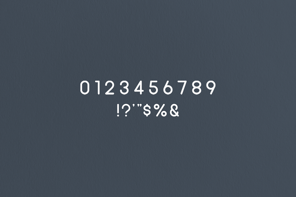 Neptune | A minimalistic font design, a Sans Serif Font by matteomueller (Photo 6 of 7)