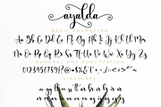 Ayalda Script, a Script Font by Nissa Studio (Thumbnail 11 of 12)