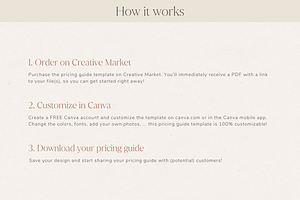 Elegant Photographer Pricing Guide