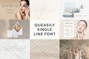 Single Line Font Bundle Vol. 1