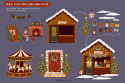 Cozy Christmas – Vector Clipart, a Seasonal Illustration by Jenny Quince (Thumbnail 4 of 14)