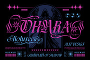 Taroth Sharp Typeface, a Blackletter Font by alit design (Thumbnail 3 of 17)