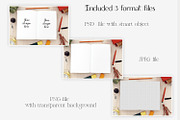 Planner mockup. Notebook mockup., a Print Template by MockupMarket (Thumbnail 2 of 4)