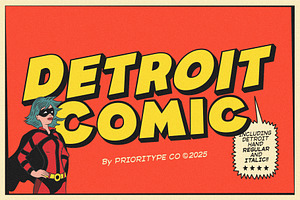 Detroit Comic – Comic Font Pair