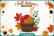 Fall Autumn Clipart Bundle, a Seasonal Illustration by Actual Pixel (Thumbnail 6 of 21)