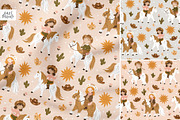 Cowgirl clipart and patterns, an Animal Illustration by tatiletters (Thumbnail 5 of 9)