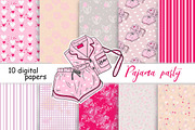 Pajama Party Pattern, a Pattern Graphic by GlamArtZhanna (Thumbnail 1 of 3)
