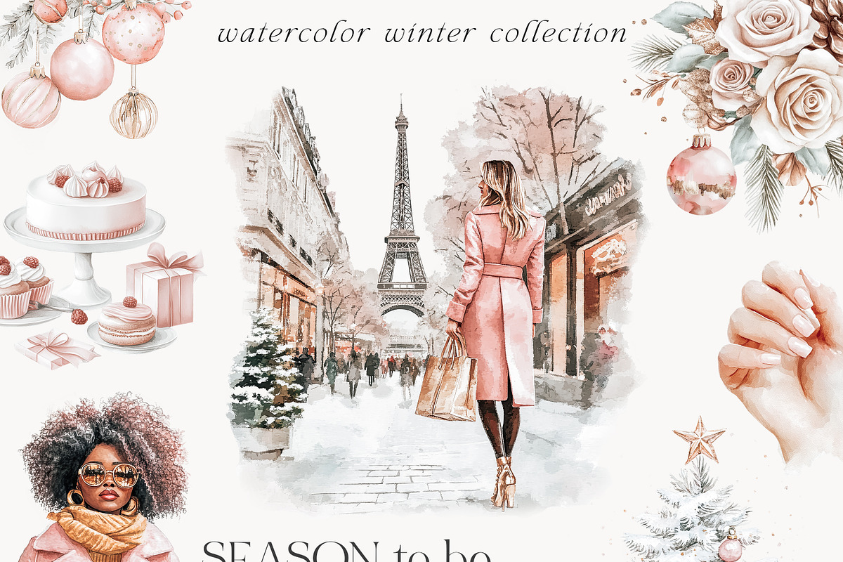New! Winter Christmas Edition, a Seasonal Illustration by Isabelle Salem (Photo 105 of 227)