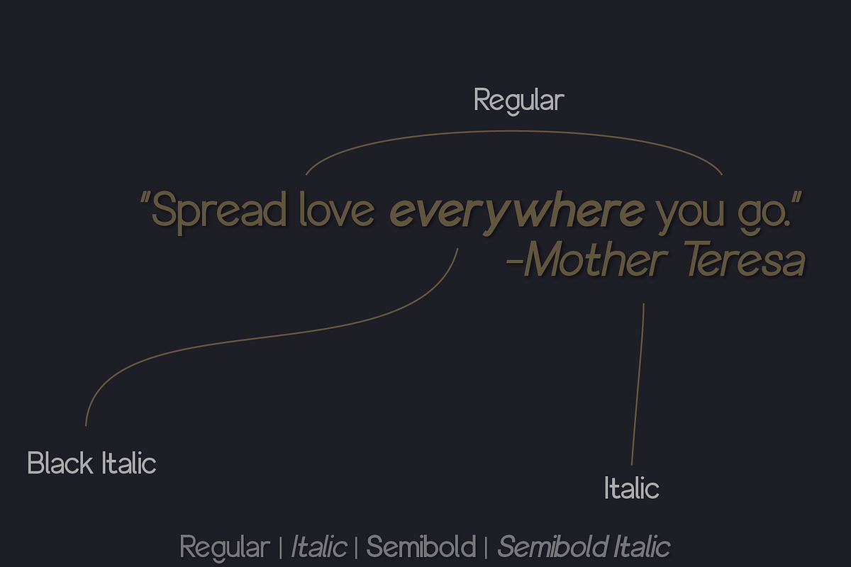 Weightbar Sans Serif Font, a Sans Serif Font by Jrray Studio (Photo 2 of 8)