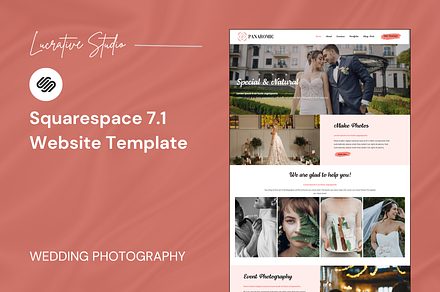 Photography Squarespace Template