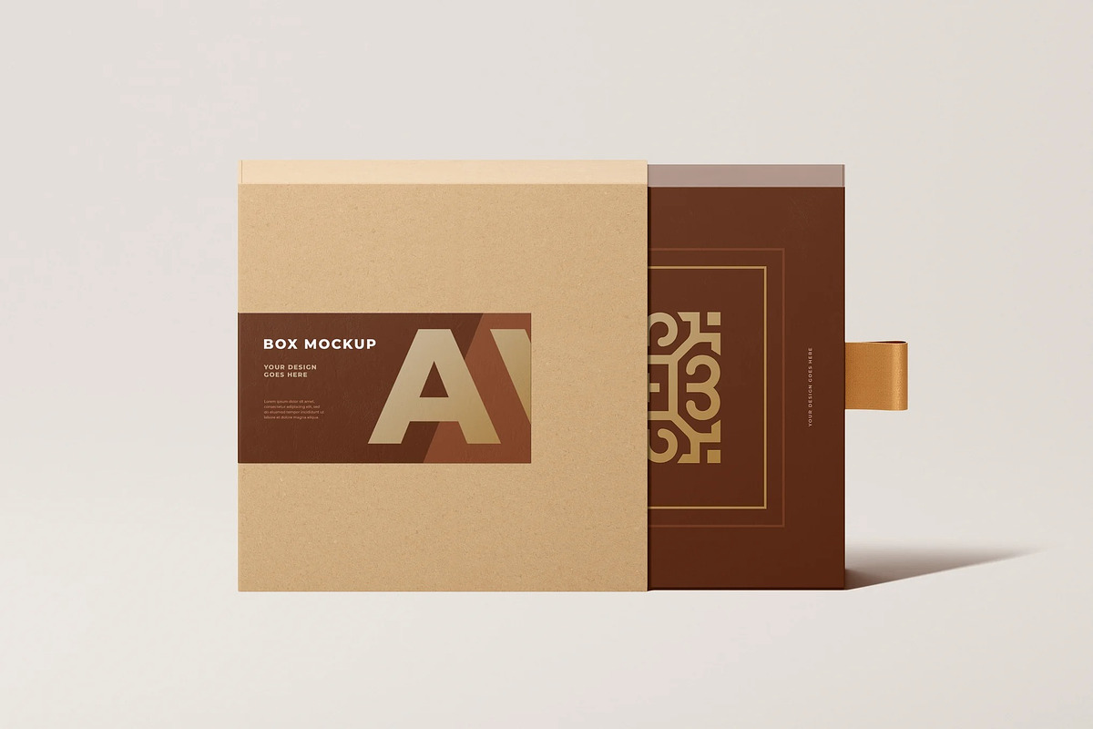 Box Mockup, a Packaging Mockup by zpackcreative (Photo 1 of 4)