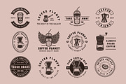 Vintage coffee emblems part 3, a Branding & Logo Template by AkimD (Thumbnail 3 of 4)