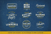 Explorers Logo & Font Collection, a Serif Font by Greg Nicholls (Thumbnail 2 of 9)