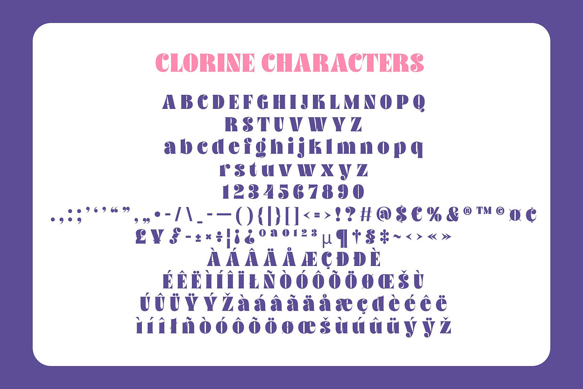 Clorise 3D, a Serif Font by Craft Supply Co. (Photo 8 of 8)