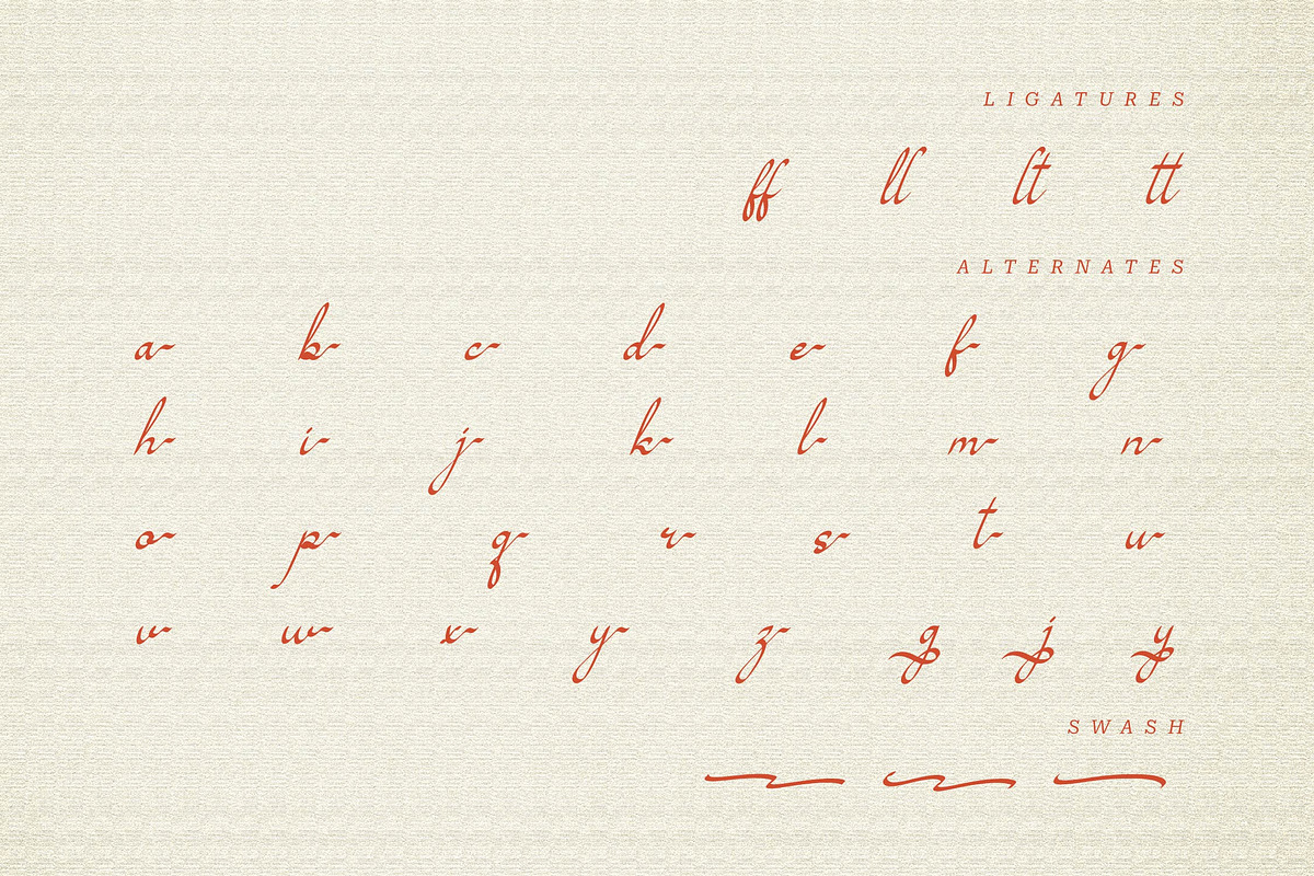 Billy Jong | Retro Script Font, a Font by gracetype_studio (Photo 12 of 14)