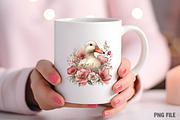 Whimsical Spring Duck Clipart Bundle, an Illustration by Craft Nest (Thumbnail 7 of 10)