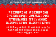 Zapanese Font, a Script Font by Nocturnal Workspace (Thumbnail 7 of 9)