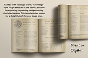 Vintage Recipe Template Canva, a Templates & Theme by OrganizationOasisRo (Thumbnail 8 of 10)