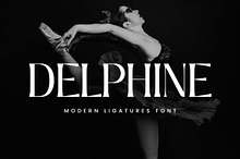 Delphine Modern Ligatures Font