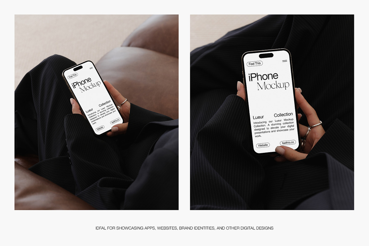 Device & Branding Mockup Bundle, an iPhone Mockup by Feel This (Photo 4 of 26)