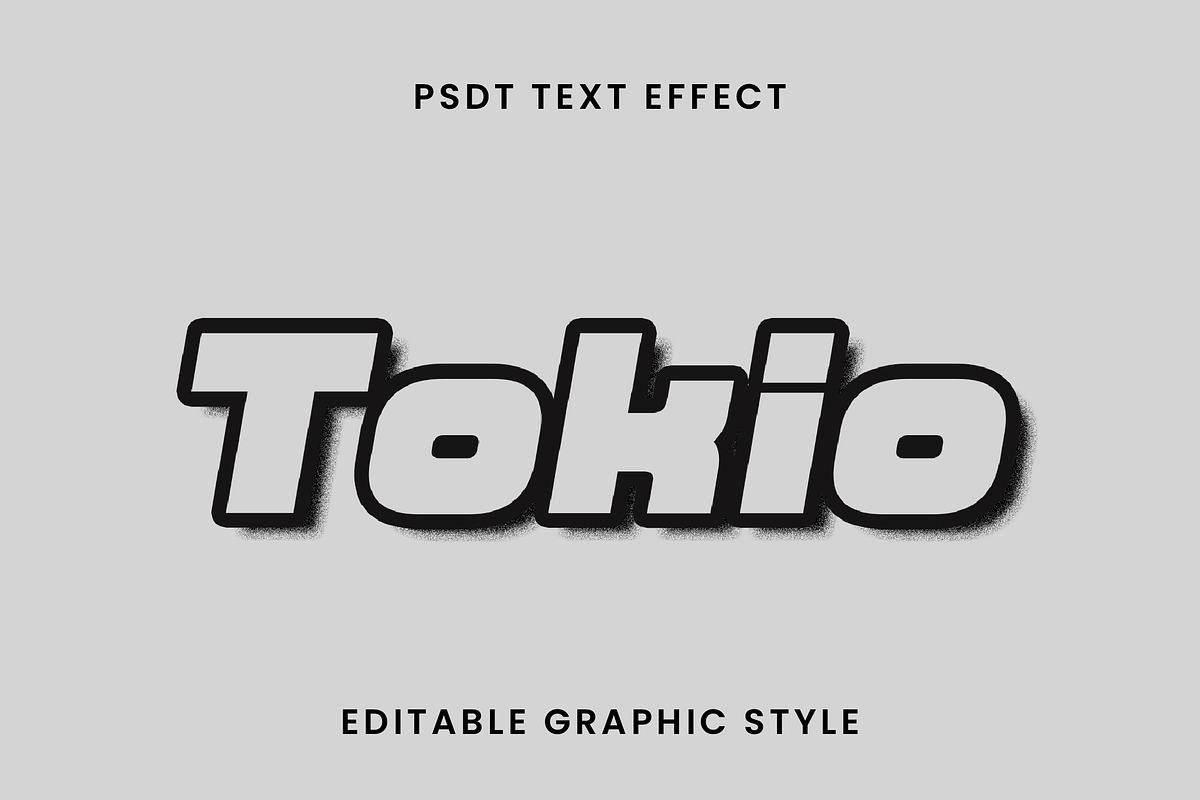 Bold Shadow Japan Text Effect